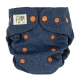 Pieluszka wielorazowa Otulacz Wełniany OS 6–15 kg – Jeans | NappiMe®